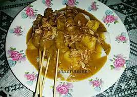 Cara Mudah Membuat Sate Padang Enak Recipe Food Meat Chicken