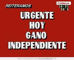 En la disputa posicional, gimnasia fue hasta aquí, la campaña de independiente se puede comparar a un electrocardiograma con pronunciados altibajos. Urgente Hoy Gano Independiente Placas Rojas Tv