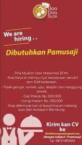 Rsud soreang tipe c alamat: Lowongan Kerja Dibutuhkan Segara Pramusaji Untuk Kedai Boo Dimsum Wawancara Langsung Walk In Inteview Gibran Waluyo 6 Feb 2019 Loker Atmago Warga Bantu Warga