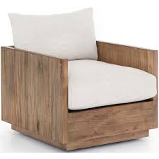 Edie Swivel Chair Natural White Cedar In 2020 White Swivel Chairs Modern Swivel Chair Swivel Chair Living Room