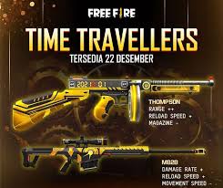 Garena free fire mod game is really popular shooting action mod game. Garena Releases 2 New Gun Skins M82b And Thompson Time Travellers In Free Fire Dunia Games