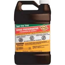 Copper Green 1 Gal Wood Preservative 221832 The Home Depot Green Copper How To Waterproof Wood Exterior Wood Stain