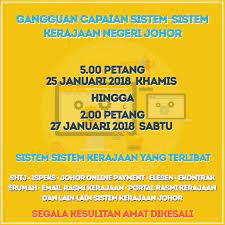 Saya ingin membuat aduan, memberi maklumbalas, cadangan dan memberi penghargaan kepada kerajaan negeri johor. Pejabat Setiausaha Kerajaan Johor Facebook