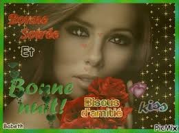 Cette application vous donnera des photos du matin, du soir et d'autres belles cartes. Bonne Soiree Et Bonne Nuit Bisous D Amitie Kiss Picmix