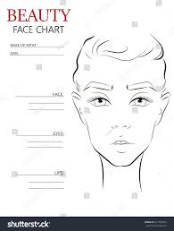 Judicious Makeup Artist Face Chart Face Chart Book Pad For