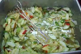 Acar Timun Nenas Resepi Mudah Dan Ringkas Recipe Salad Side Dishes Food Recipes