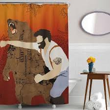 Manly Shower Curtain Shower Curtain Pirate Bathroom Decor Cool Shower Curtains