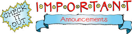 Image result for important announcement clipart
