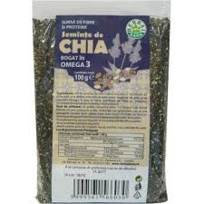 Seminte de chia, 100gr, alevia. Seminte De Chia 100gr Herbalsana