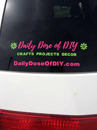 In this tutorial, we'll see just how easy it is to make custom stickers for your argo, using vinyl and a cricut machine. How To Make A Multi Colored Car Decal With Your Cricut Daily Dose Of Diy