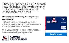 Bank of america credit card application. Preferred Partners Arizona Alumni Association