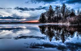 Clouds Landscapes Trees Lakes Reflections Wallpaper 2813217 Wallbase Cc Hd Nature Wallpapers Nature Wallpaper Hd Wallpapers For Laptop