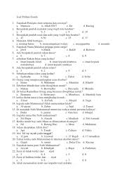 Contoh soal tes dari kitab takrib tentang toharoh. Soal Pilihan Ganda Tpa Pdf