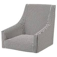 Strandmon Ottoman Vibberbo Black Beige Ikea Stuhlhussen Armlehnstuhl Ikea