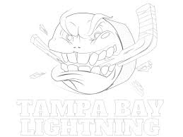 Printable Tampa Bay Lightning Coloring Sheet Coloring Sheets Coloring Pages Penguin Coloring