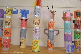 Not only will kid be proud of counting up their coins, they'll love watching how it stacks up in their new. Mini Totem Poles Lesson Plan Multicultural Art And Craft Lessons For Kids Kinderart