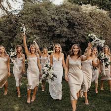 Silver Silk Slip Midi Dress Silk Slip Trends Dress Bridesmaid Etsy In 2020 Bridesmaid Neutral Wedding Colors Featured Wedding