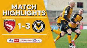 The final is being played at 3:00 pm bst at wembley. Highlights Morecambe V Newport County Youtube