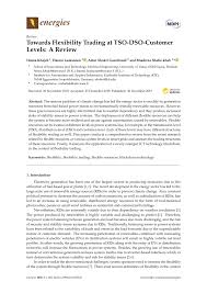 Attention is the first step of the technique. Pdf Towards Flexibility Trading At Tso Dso Customer Levels A Review