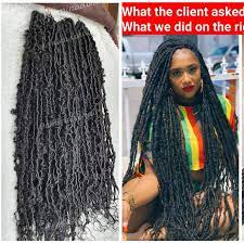 Distressed Locscrochet Locs30inchescrochet Hairfaux Etsy Faux Locs Hairstyles Curly Faux Locs Crochet Faux Locs