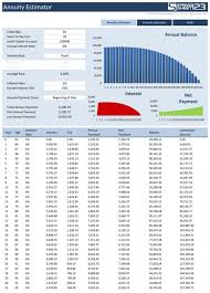 Download A Free Annuity Calculator For Microsoft Excel Which Helps When Estimating Annuity Payments After Reti In 2020 Annuity Calculator Annuity Retirement Calculator