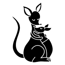 Download Animals Mom And Baby Kangaroo Transparent Png Svg Vector File
