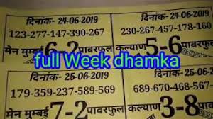Kalyan V I P Dhanlaxmi Chart Free Date 24 06 19 To 29 06