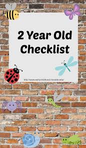 Checklist For 2 Year Old Developmental Skills Eddie