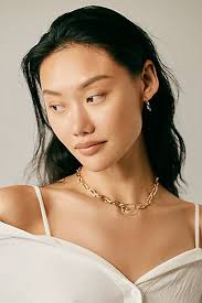Lena Bernard Chain Drop Necklace