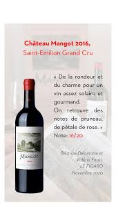 Wine name, vintage, average price in usd, rating, details. Chateau Mangot Photos Facebook