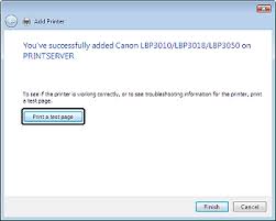 Click the canon lbp 3050 driver link that you require to download. Installation On Clients