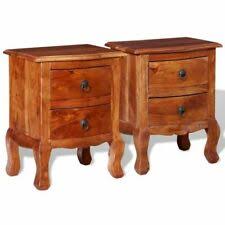 Rated 4.65 out of 5 stars. Solid Wood Nightstands With 2 Drawers For Sale Ebay