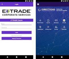 May 01, 2018 · the e*trade events mobile app, from quickmobile, lets you access, browse, and manage your event agenda on the go. E Trade Events Apk Download For Windows Latest Version 1 3