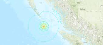 On the third thursday in october, a … 2 Earthquakes Strike Off B C Coast One Registers 6 2 Magnitude Map Vancouver Is Awesome