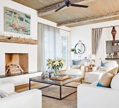 Here are my top tips for paint colors, natural. Coastal Farmhouse Style Beach House With Industrial Design Touches Beach House Living Room Florida Beach House Beach House Interior