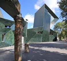 Manuel Herz Architects Of Basel Have Designed This Centre For The Jewish Community In Mainz Germany Covered In Glazed Green Ceramic Mainz Architect Synagogue