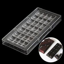 Grainrain Chocolate Bar Pc Mould Clear Polycarbonate Choc Plastic Chocolate Molds Polycarbonate Chocolate Molds Chocolate Molds Diy