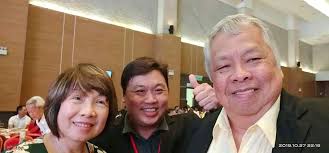 Philippines Shifu William Soon & his wife. at Malaysia Dragon & Lion Dance  Sports Association 12th Anniversary Dinner. 马来西亚龙狮运动协会#liondance #liondancer