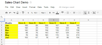 Column Chart Google Apps Script Tutorial