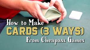 This diy approach to printing gaff magic cards is ideal for magicians who like. How To Make Cards 3 Ways Youtube