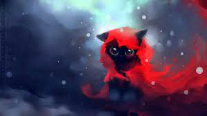 Maybe you would like to learn more about one of these? Hd Wallpaper Anime Cat Apofiss Artwork Wallpaper Flare