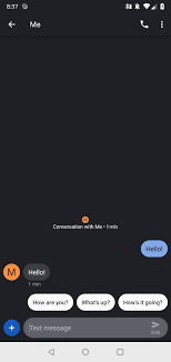 It's the fastest way to text. Android Messages 3 4 Preps Dark Mode For Material Theme Redesign Chromebook Pairing Apk Insight 9to5google