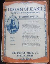 1936 I Dream Of Jeanie With The Light Brown Hair By Stephen Foster Light Brown Hair Light Brown Brown Hair