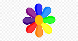 Bright Rainbow Flower Svg Clip Arts Download Download Clip Flower Clip Art Png Rainbow Vector Png Free Transparent Png Images Pngaaa Com