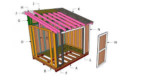 8x10 Lean To Shed Plans Free Pdf Download Howtospecialist How To Build Step By Step Diy Plans In 2020 Lean To Shed Plans Shed Plans Lean To Shed