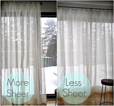 Sheer curtains allow the outside light to come in and create a light, airy feel in the room. Diy Sheer Curtains Increasing Privacy With Layered Sheers Dans Le Lakehouse
