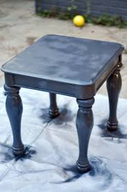 The Easy Way To Chalk Paint Laminate Furniture Using Only Spray Paint Laminate Furniture Painting Laminate Furniture Paint Furniture
