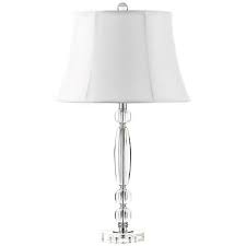 Designed by vienna full spectrum. Duchess Crystal Table Lamp With Soft Back Shade 18r04 Lamps Plus Crystal Table Lamps Lamp Table Lamp