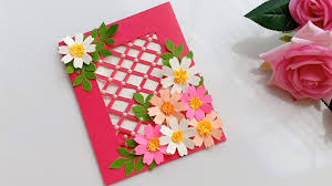 You will fall in love with the possibilities this card technique brings. Beautiful Handmade Birthday Card Diy Gift Idea Youtube