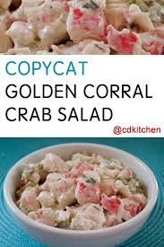 The Golden Corral Is Known For Several Of Their Buffet Items But The Mos Recette De Salade De Crabe Recettes Poissons Et Fruits De Mer Salade De Chair De Crabe